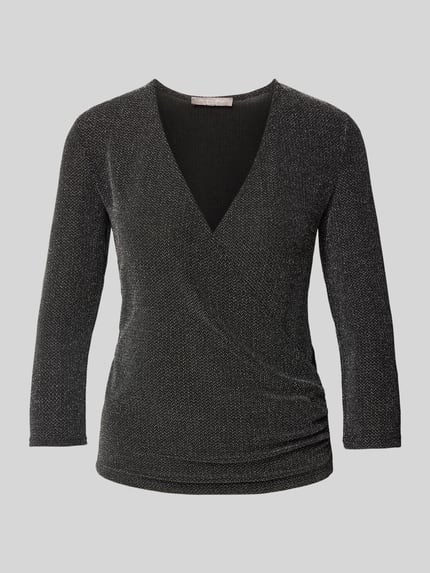 Christian Berg Woman Selection Regular Fit Bluse mit 3/4-Arm Silber 2