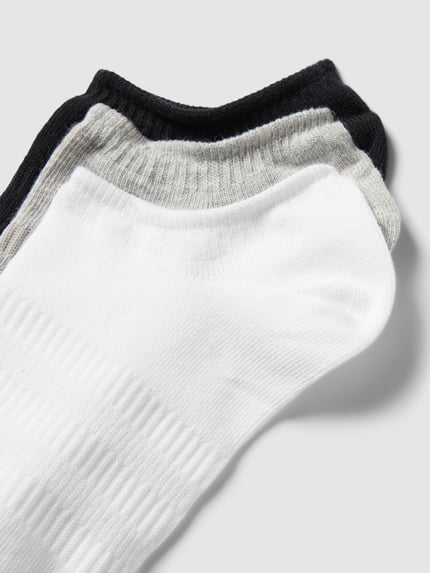 adidas Sportswear Sneakersocken mit Label-Details im 3er-Pack Mittelgrau Melange 2
