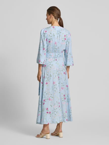 YAS Wikkeljurk met V-hals model 'SAVANNA' Lichtblauw - 5