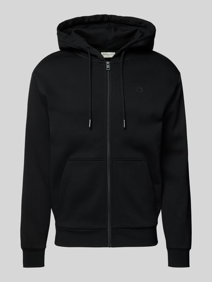 Tom Tailor Denim regular fit sweatjack van katoenmix BLACK - 2