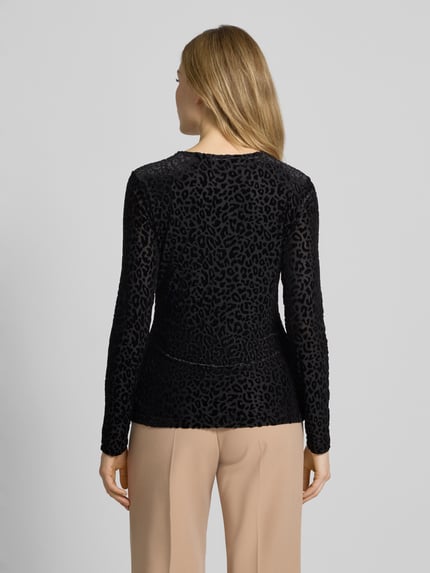 Christian Berg Woman Selection Longsleeve mit Rundhalsausschnitt Black 5