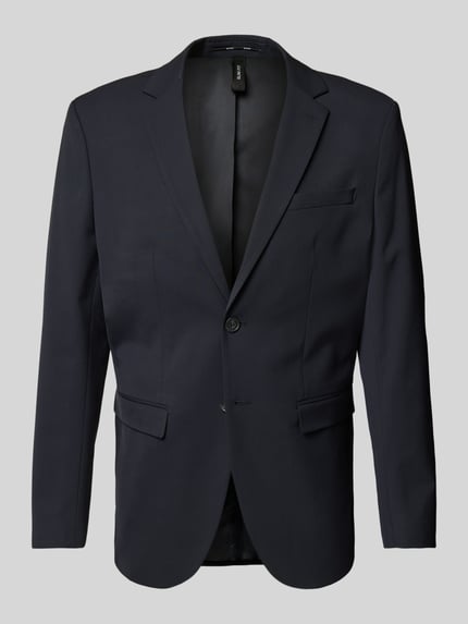 Marynarka o kroju slim fit z dodatkiem wiskozy model 'LIAM' Shop The Look MANNEQUINE