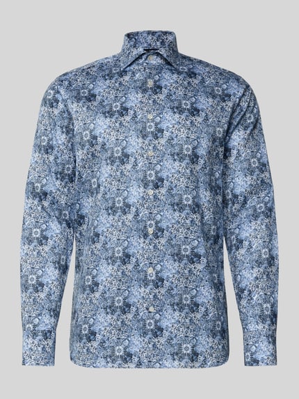 OLYMP SIGNATURE Slim Fit Business-Hemd mit Kentkragen Modell 'Savio' Bleu 2