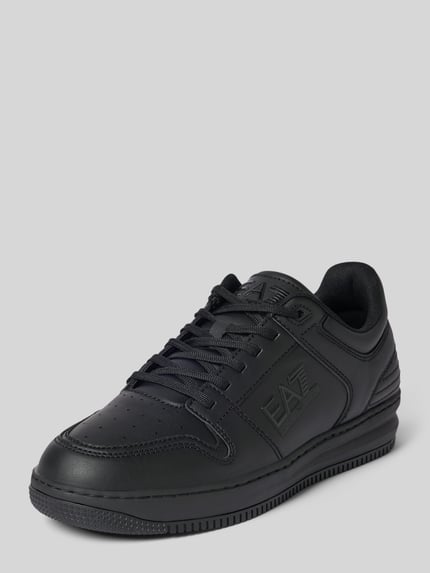 EA7 Emporio Armani Sneakersy z detalem z logo model ‘SLASHER’ Czarny 1