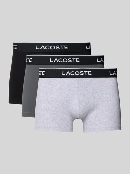 Lacoste Trunk aus Baumwoll-Mix im 3er-Pack Hellgrau 1