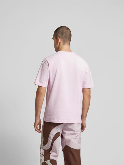 PUMA T-shirt met labeldetail Roze - 5