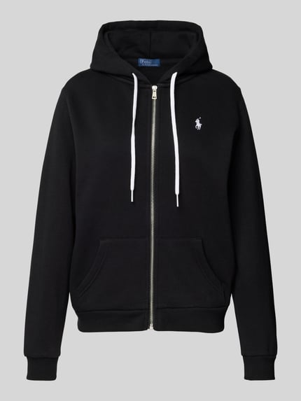 Polo Ralph Lauren Bluza rozpinana z wyhaftowanym logo Czarny 2