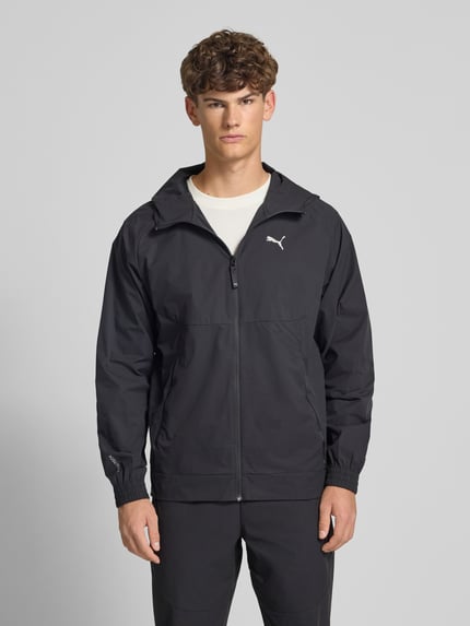 PUMA Performance Kurtka treningowa o kroju relaxed fit z kapturem Czarny 4