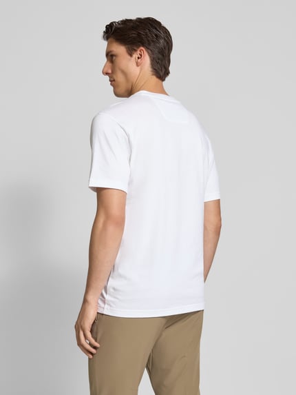 BOSS Green Regular Fit T-Shirt aus reiner Baumwolle Modell 'ICONIC ZONE' Weiss 5