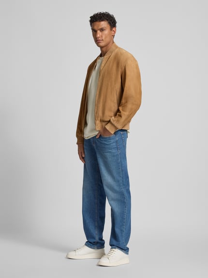 MAC Straight Leg Jeans mit 5-Pocket-Design Modell 'Rick' Dunkelblau 1