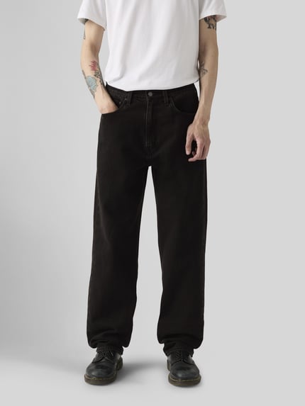 Levi's® Jeansy o kroju wide fit i krój loose fit z czystej bawełny model '568™' Czarny 2