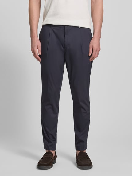 JOOP! COLLECTION Regular Fit Stoffhose mit Logo-Detail Modell 'Lester' Marine 4
