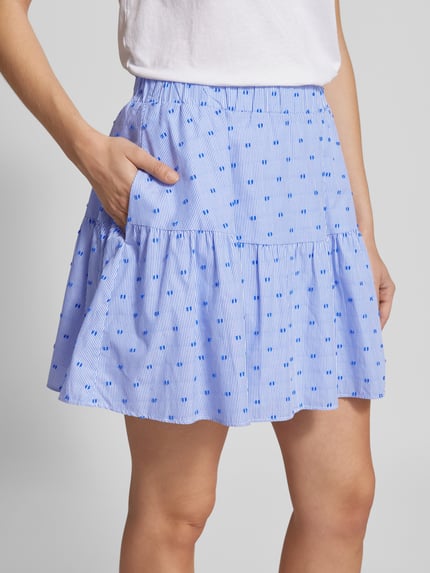 Esprit Minirock mit Allover-Muster Royal 3