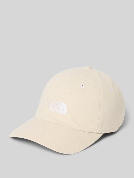 Produktfoto, kremowa czapka z daszkiem z mieszanki bawełny, wyhaftowane logo, regulowana długość, Größenverstellbare Cap mit Label-Stitching von The North Face