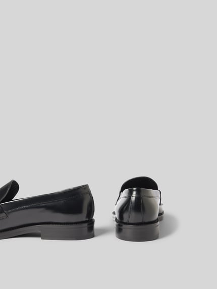 Dsquared2 Mokasyny ze skóry naturalnej Czarny 3
