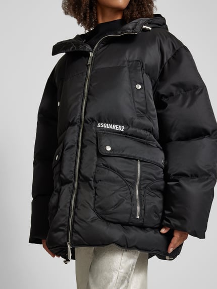 Dsquared2 Gewatteerde jas met capuchon Zwart - 3