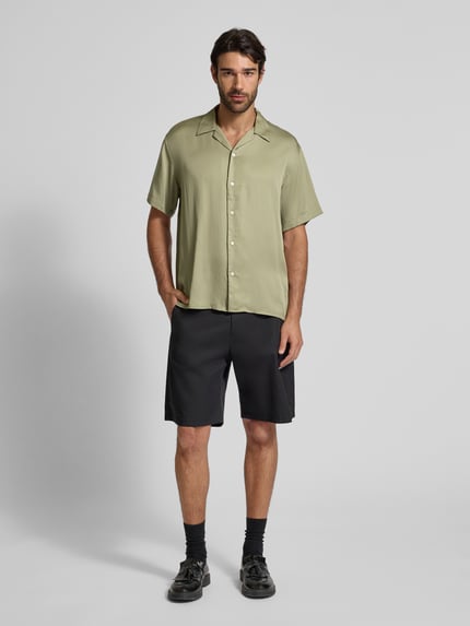 Selected Relaxed Fit Freizeithemd aus Lyocell Hellgruen 1