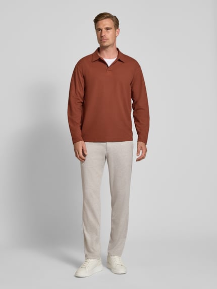 JOOP! COLLECTION slim fit broek met trekkoord model 'Sake' Beige - 1