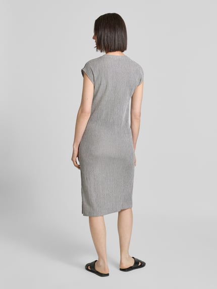 Tom Tailor Midi-jurk in kreuklook BLACK - 5
