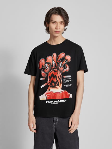 Mister Tee Oversized T-Shirt mit Motiv- und Statement-Print Black 4