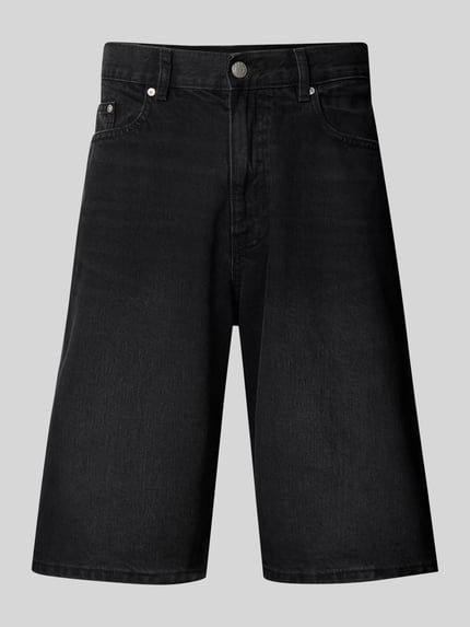 REVIEW Baggy Fit Jeans Shorts im 5-Pocket-Design - Jorts Black 2