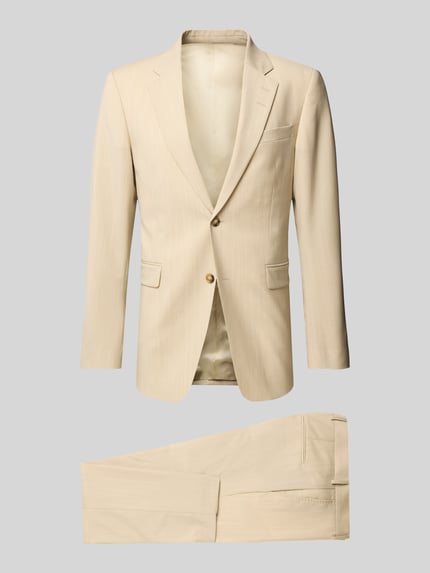 Tiger of Sweden Anzug mit Reverskragen Modell 'JUSTIN' Beige 2