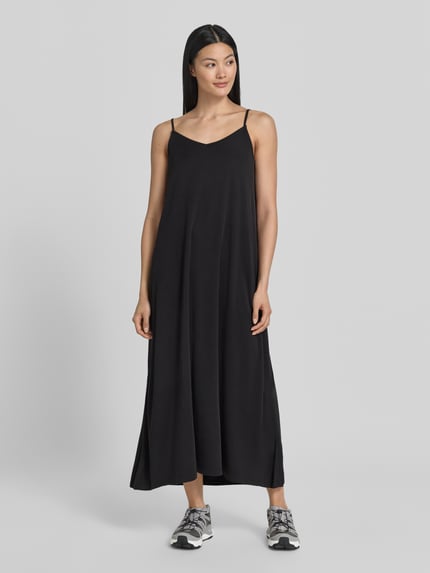 Jake*s Casual Midikleid aus Modal-Mix mit Spaghettiträgern Black 4