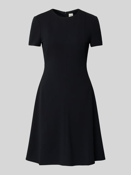 Calvin Klein Womenswear Sukienka t-shirtowa z wszytym zamkiem błyskawicznym model 'Flare' Czarny 2