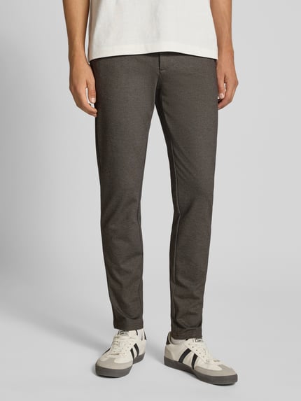 ONLY & SONS Slim Fit Chino aus Viskose-Mix Modell 'MARK' Hellbraun 4