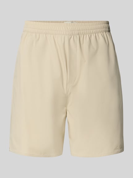 Produktfoto, Shorts mit elastischem Bund Modell 'Raphael' von Les Deux in Beige, Material-Mix mit Stretch, glatte Textur, Regular Fit