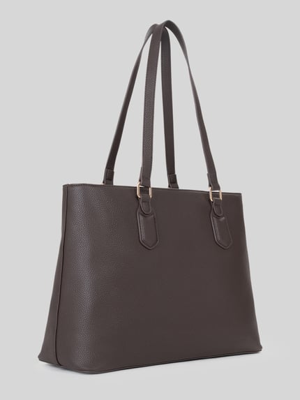 Valentino Bags Shopper mit Label-Detail Modell 'BRIXTON' Dunkelbraun 2