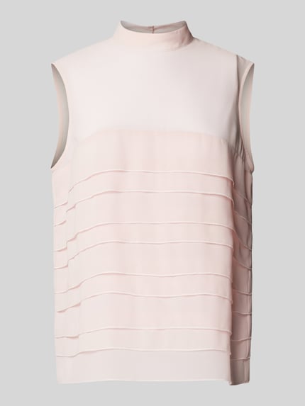 Jake*s Collection Blusentop im Stufen-Look Hellrosa 2