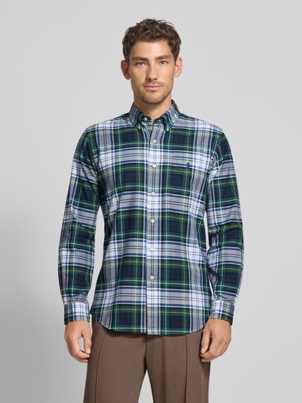 Polo Ralph Lauren Regular Fit Freizeithemd mit Button-Down-Kragen Marine 4