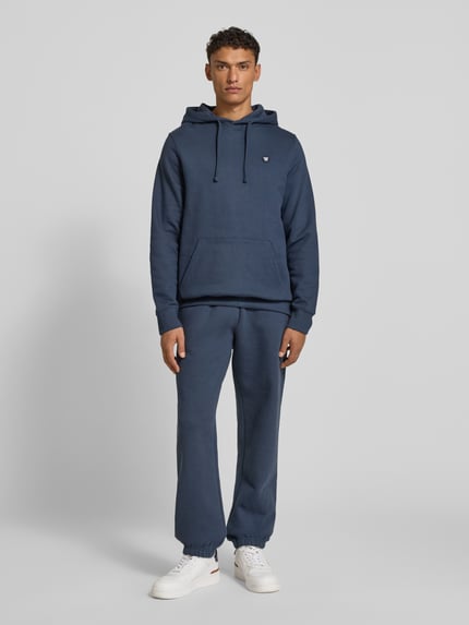 Wood Wood Sweatpants mit elastischem Bund Blau 1