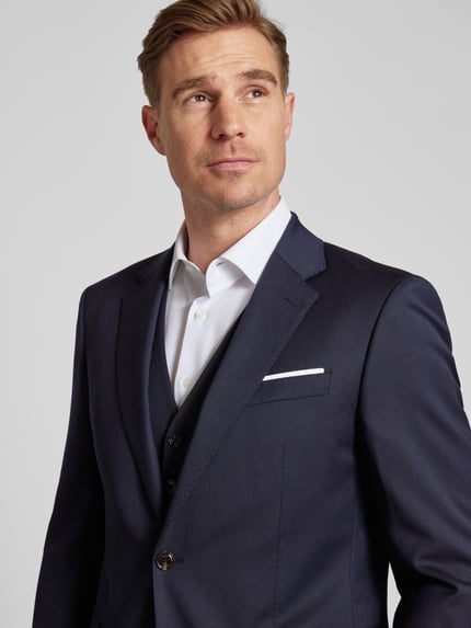 JOOP! COLLECTION Colbert met paspelzak op de borst, model 'Herby' Donkerblauw - 3