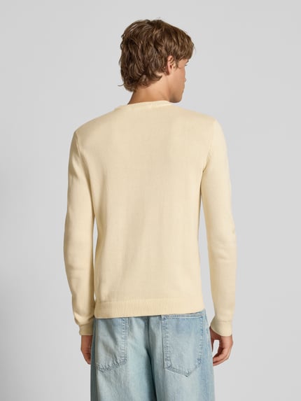 REVIEW Strickpullover mit Rundhalsausschnitt Ecru 5