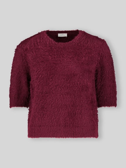 ROBE LÉGÈRE Regular fit pullover van katoenmix Bordeaux - 2