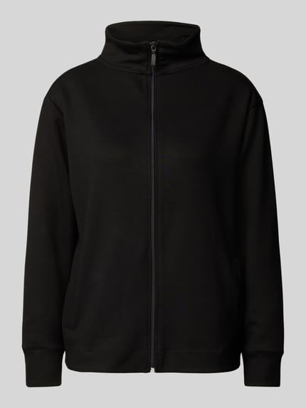 Christian Berg Woman Sweatjack met opstaande kraag Zwart - 2