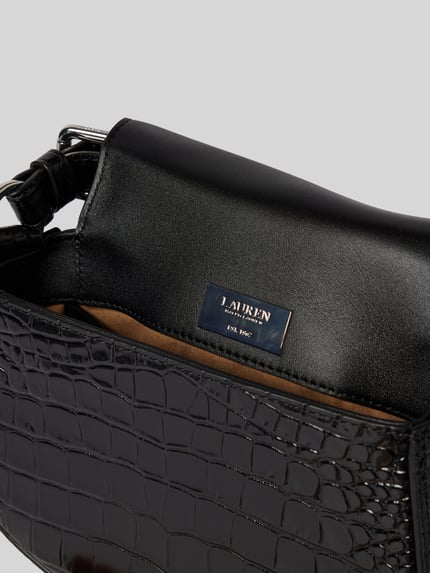 Lauren Ralph Lauren Schoudertas met labelhanger, model 'TANNER' Zwart - 5