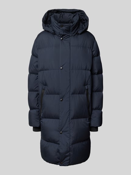 Marc O'Polo Steppmantel mit Kapuze Marine 1