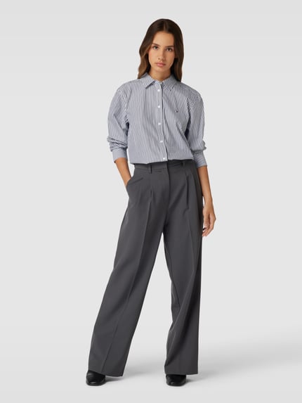 Tommy Hilfiger Hemdbluse mit Streifenmuster Marine 1
