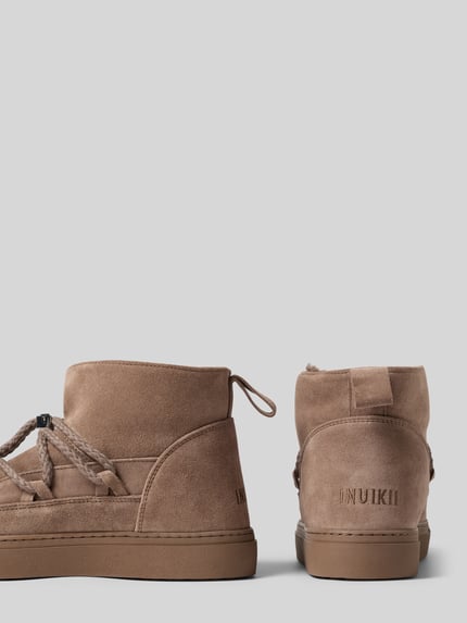 INUIKII Snow Boots aus Leder Modell 'CLASSIC LOW' Taupe 2