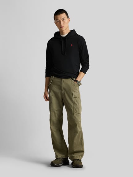 Polo Ralph Lauren Bluza z kapturem o kroju regular fit z czystej bawełny Czarny 1