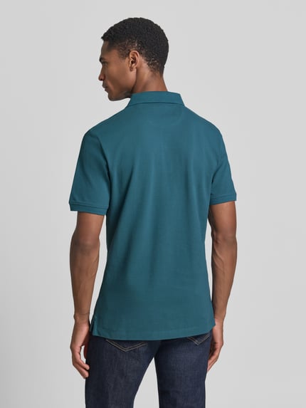 s.Oliver RED LABEL Regular Fit Poloshirt aus reiner Baumwolle Bleu 5