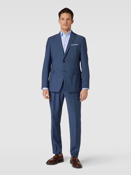 JOOP! COLLECTION Modern Fit pantalon met wol Model 'Brad' Blauw - 1