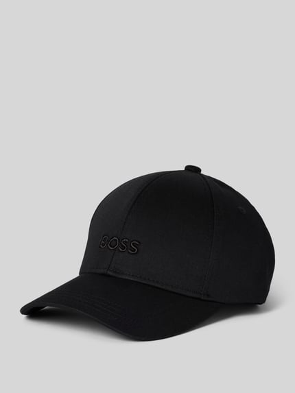 BOSS Basecap mit Label-Stitching Black 1