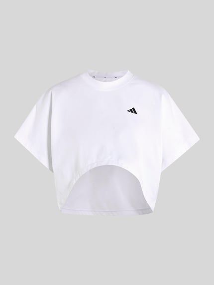 adidas Training Loose fit sport-t-shirt van katoenmix model 'PrimeLift' Wit - 1