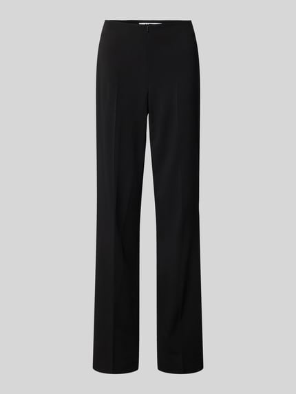 Raffaello Rossi Straight Leg Stoffhose mit Bügelfalten Modell 'BRITTA' Black 2
