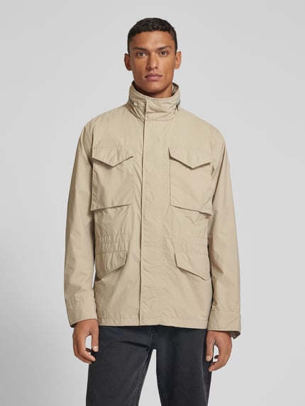 Save The Duck Jacke mit Stehkragen Modell 'MAKO' Beige 4