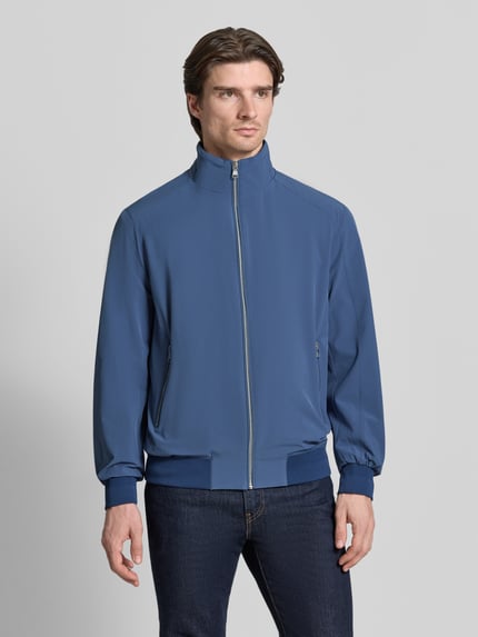 Christian Berg Men Jack met opstaande kraag Blauw - 4